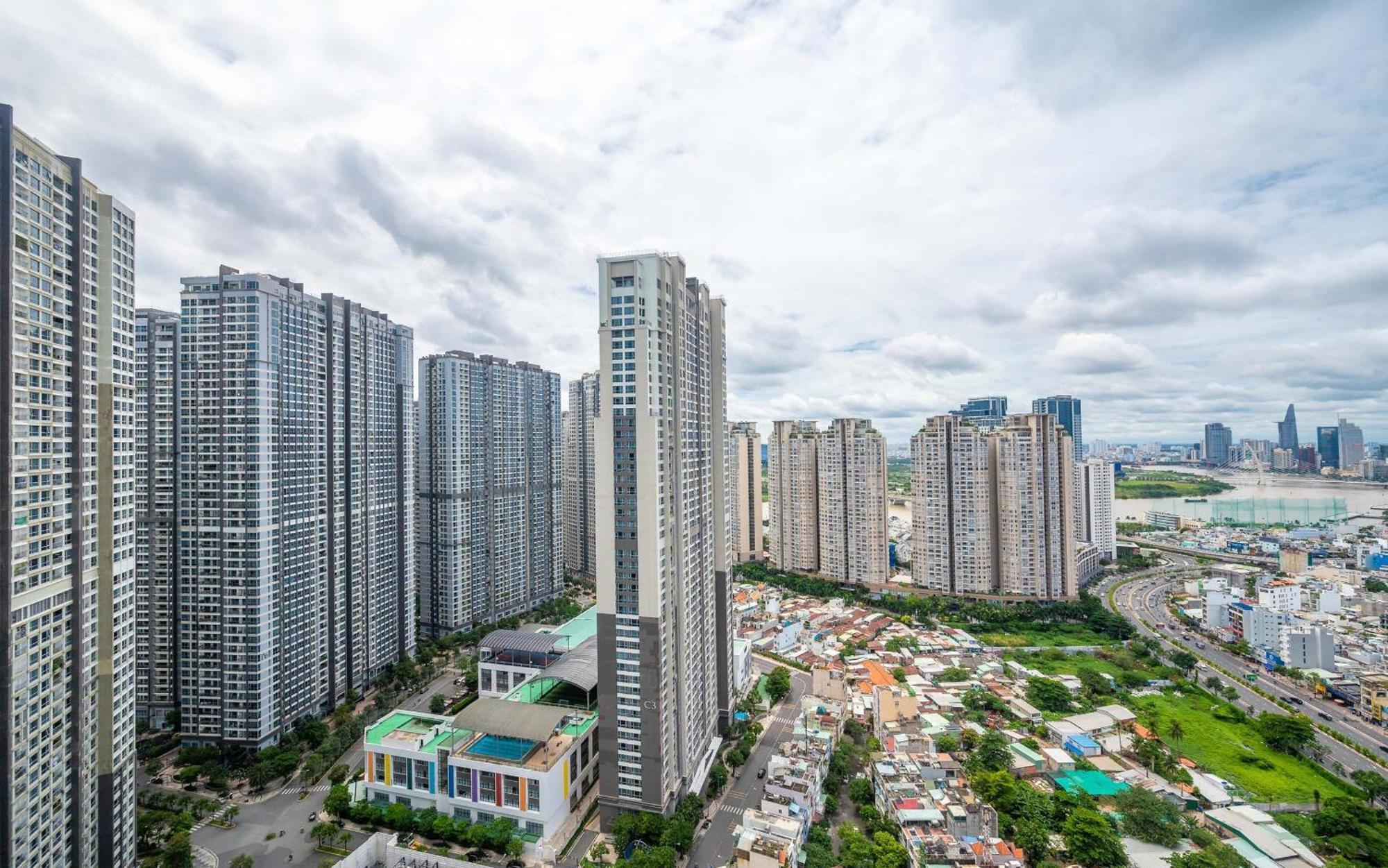 Landmark 81 And Vinhomes Riverside Residence Ho Či Minovo Město Exteriér fotografie